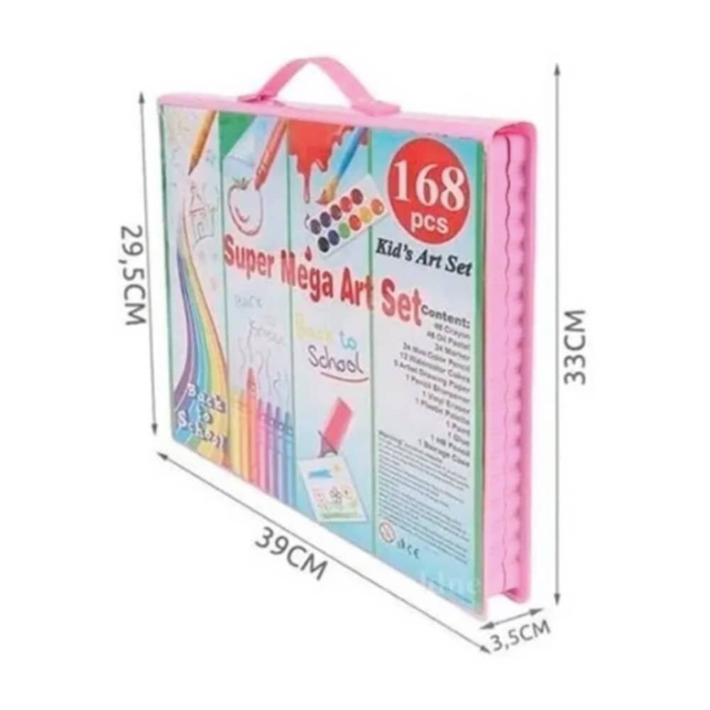 Set De Mega Arte Maleta De 168 Piezas image number 1.0