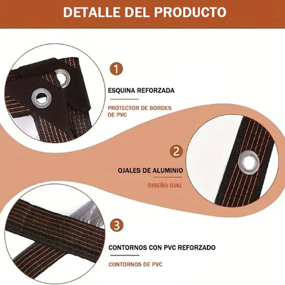 Lona Impermeable 3x4 Metros Transparente Resistente Unidad image number 2.0