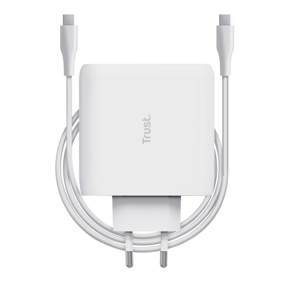 Cargador Trust Universal Usb-c 65w / 3a + Cable C/c De 2mts image number 1.0