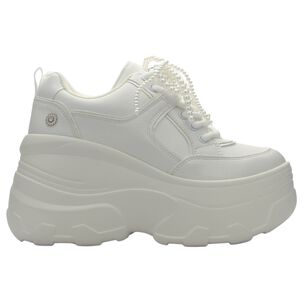 Zapatilla De Mujer De Color Blanco Urbano Chalada Nake-3