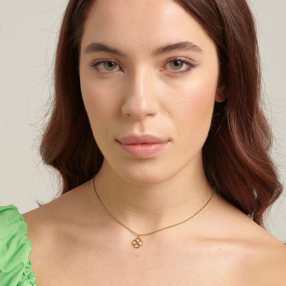 Collar Brosway Bhkn092 Dorado Mujer image number 1.0