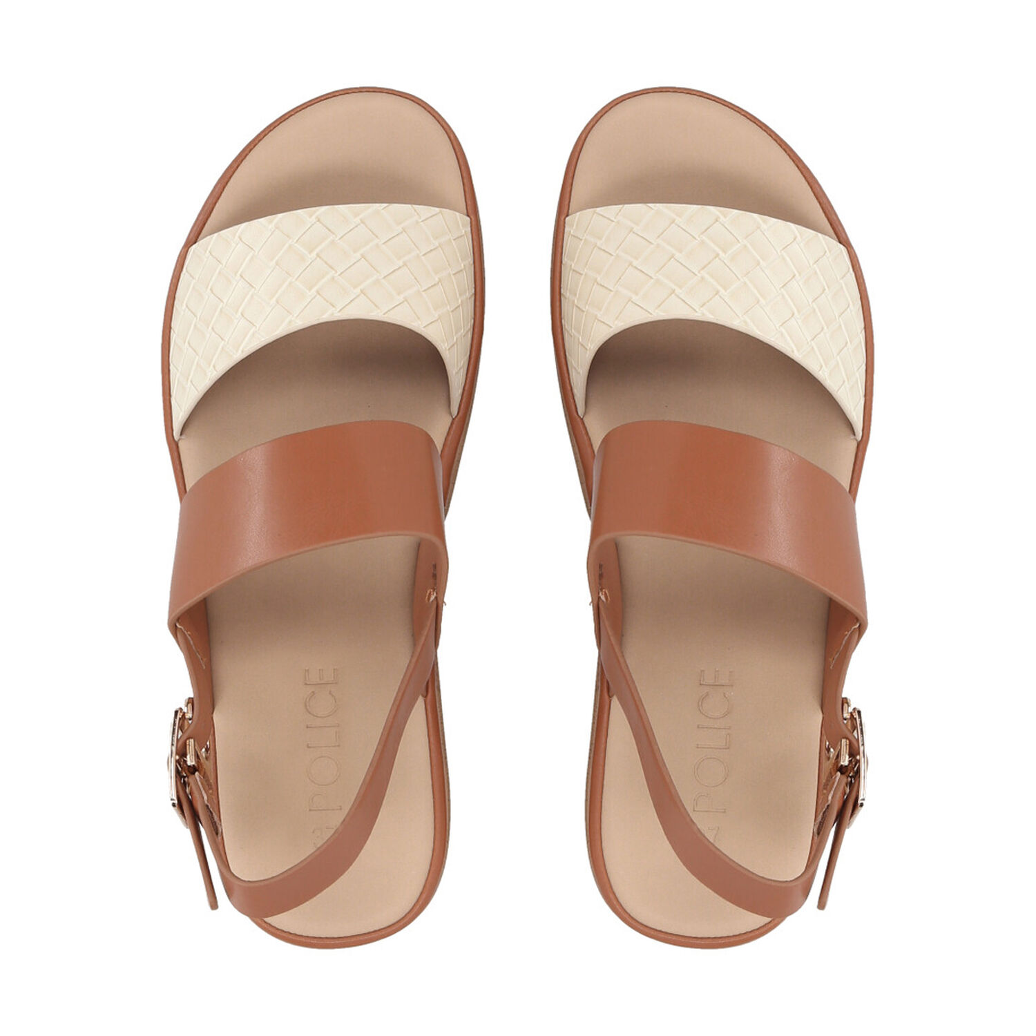 Sandalia Mujer Camel Plataforma Kylie Police image number 2.0