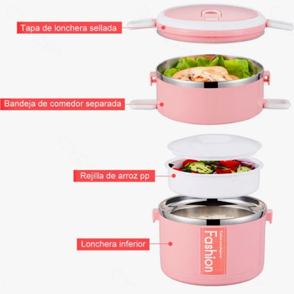 2 Capas Fiambrera Apilable image number 2.0