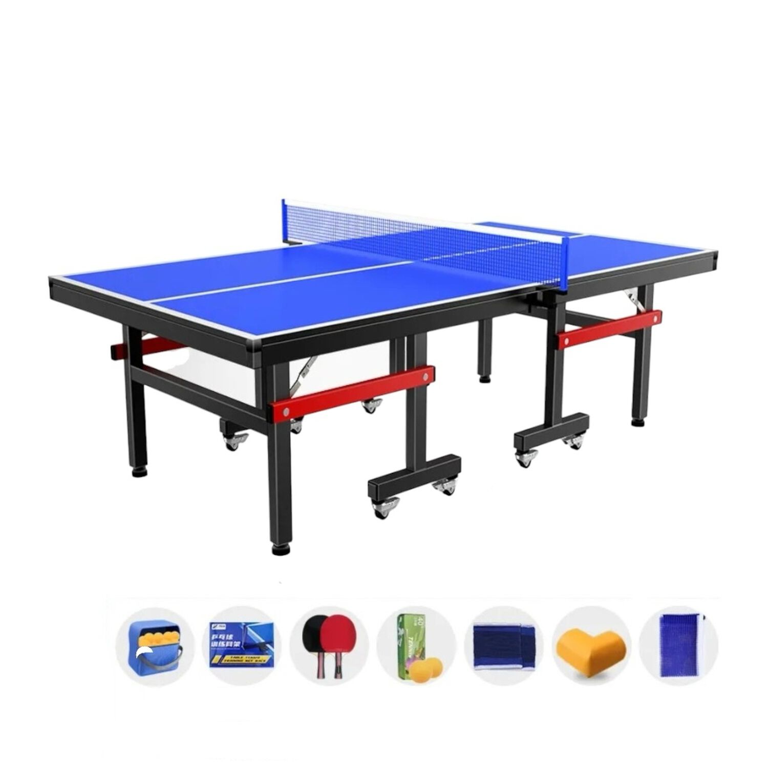 Mesa De Ping Pong Profesional Plegable Accesorios Lubabycas image number 8.0
