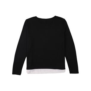Sweater Con Blusa Manga Larga Cuello Redondo Mujer Geeps