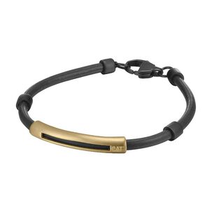 Pulsera De Hombre Cat J007b70118 Dorado-negro