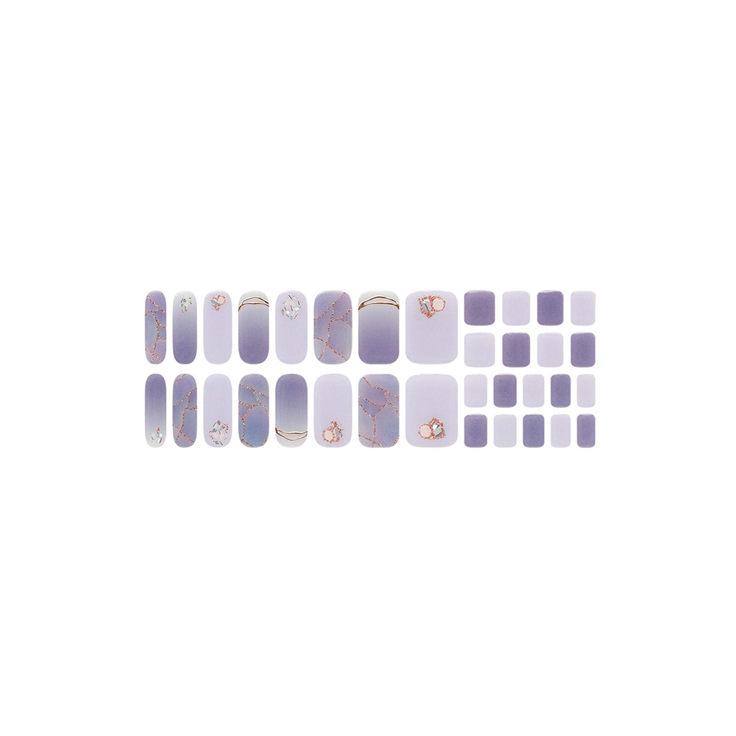 U&ntilde;as Sticker Efecto Gel Tiolla Violet Mood image number 1.0