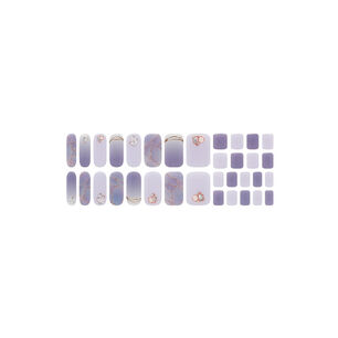 U&ntilde;as Sticker Efecto Gel Tiolla Violet Mood