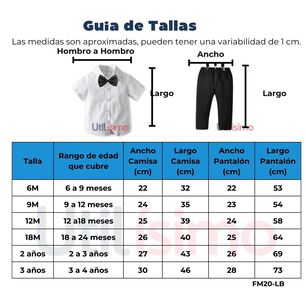 Conjunto De Vestir Con Pantal&oacute;n Y Tirantes Beb&eacute; Ni&ntilde;o 6 Meses A 3 A&ntilde;os