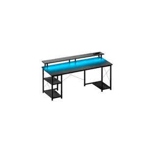 Escritorio Gamer Tekna 120 Cm Con Luz Led Y Estructura Met&aacute;lica