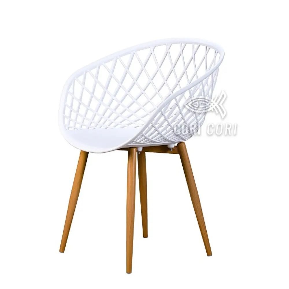 Pack 4 Sitiales Butaca Mesh Blanco image number 1.0