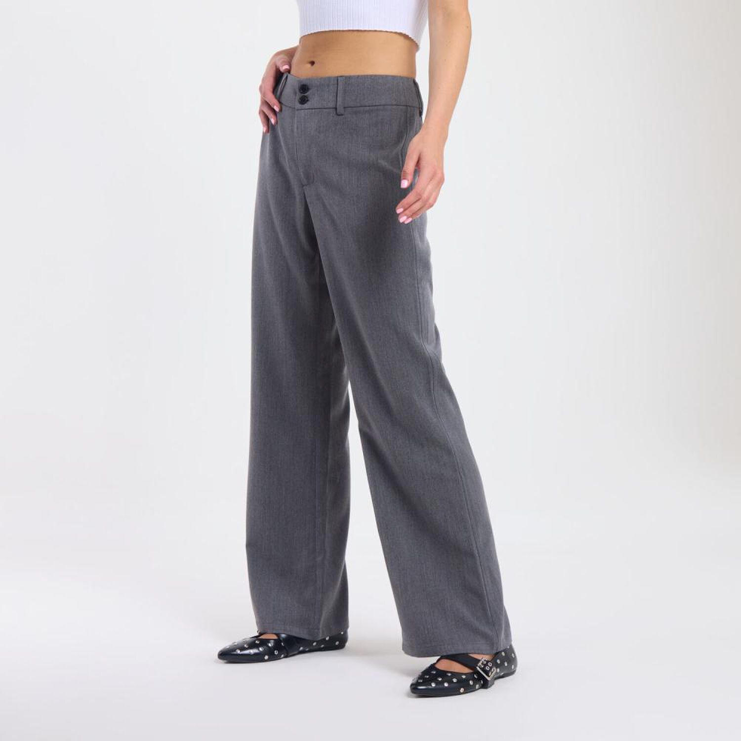 Pantal&oacute;n Cintura Elasticada Tiro Medio Mom Mujer Rolly Go image number 2.0