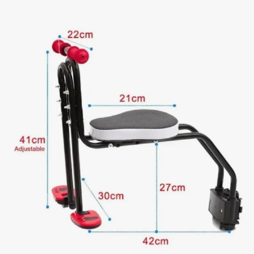 Silla Soporte Asiento Delantero Niños Bicicleta image number 3.0
