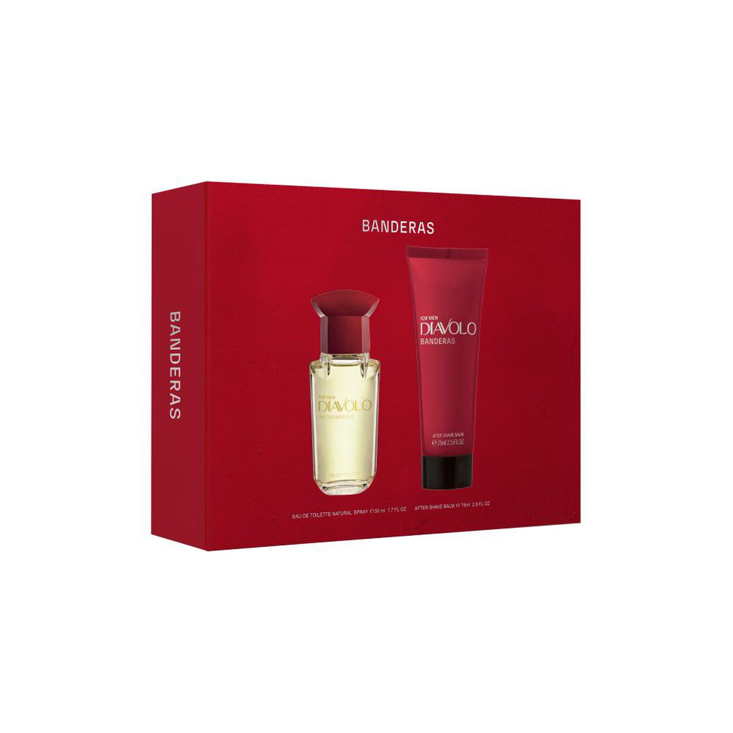 Estuche Banderas Hombre Diavolo For Men Eau De Toilette 50 Ml + Balsamo After Shave 75 Ml image number 1.0