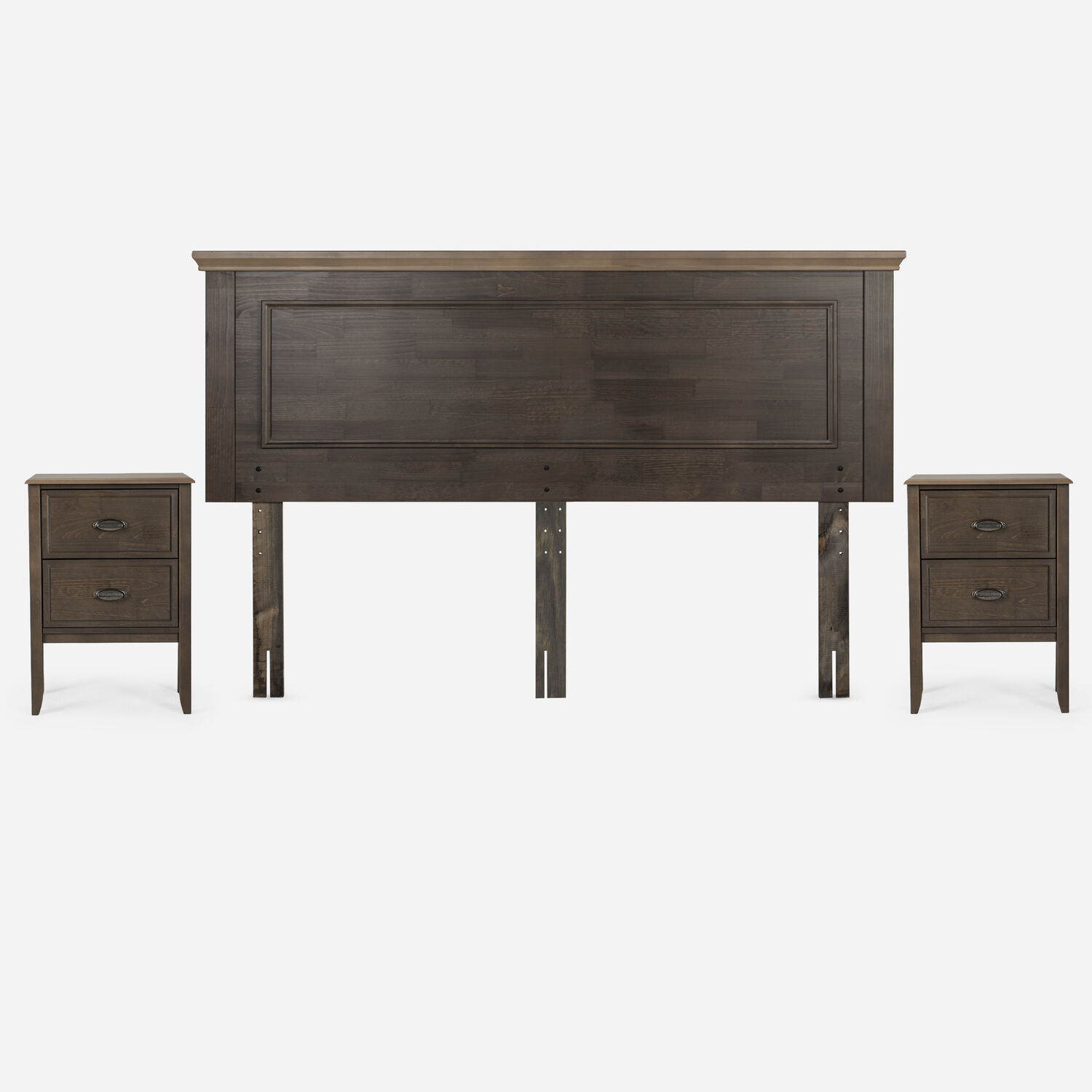 Cama Europea Rosen New Style 6 / King / Base Dividida + Set De Maderas Anna image number 2.0