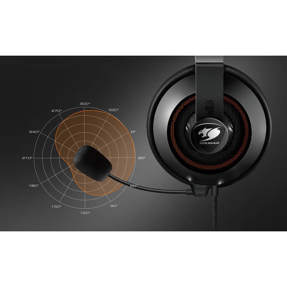 Audifono Gamer Cougar 53mm Phontum S Multiplataformas image number 9.0