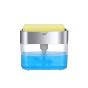 Dispensador De Jabon Liquido Para Lavaplatos Con Esponja