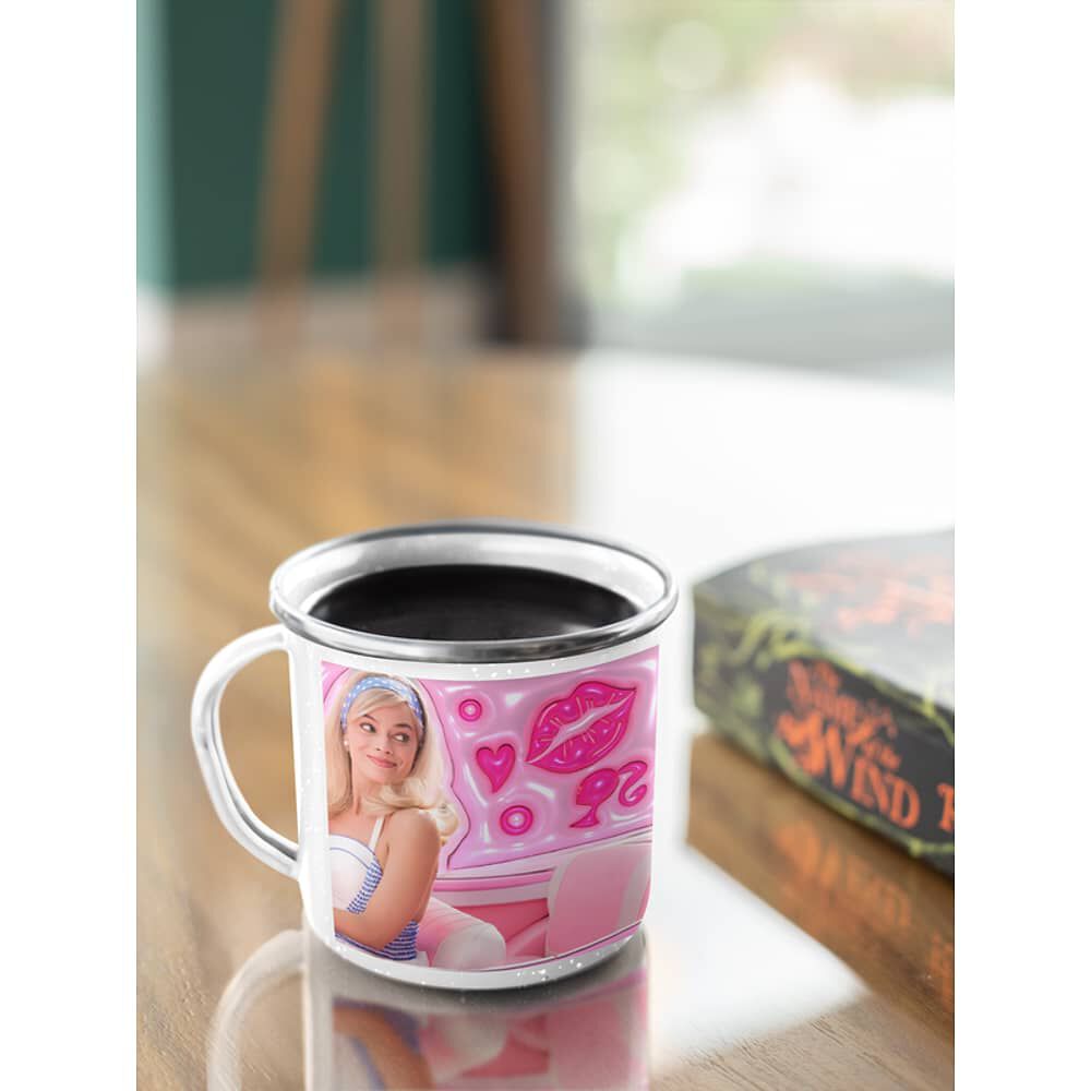 Taza Enlozada Lechera Barbie Pelicula Corazones Mu&ntilde;eca image number 3.0