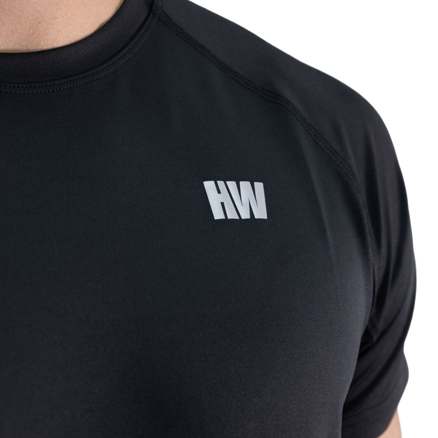 Polera Dry Fit Hw Spx Manga Corta Hombre Black image number 3.0