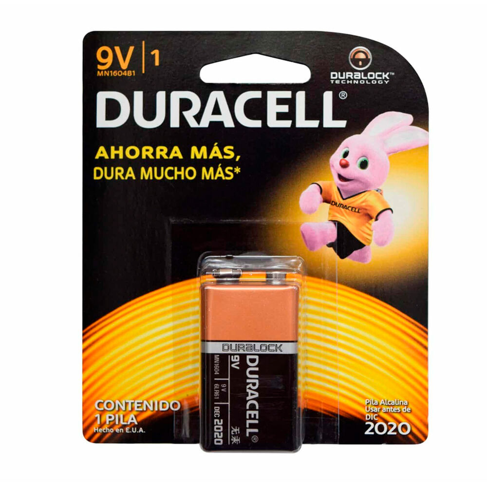 Pila Alcalina Duracell Cb 9v Fx image number 1.0