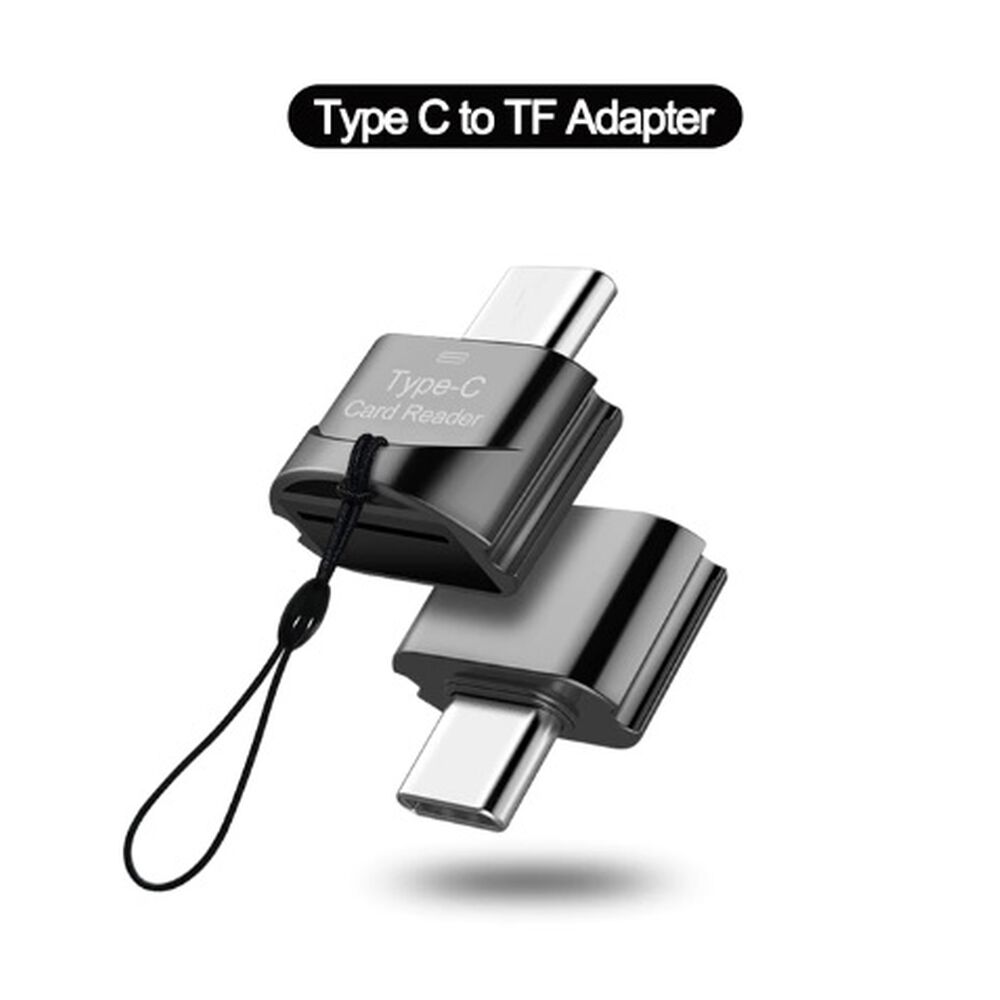 Adaptador Tipo C A Lector Tarjeta De Memoria Micro Sd Para Celulares Compatible Android image number 1.0