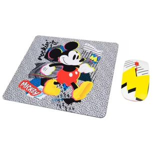 Kit Mouse Inalambrico Usb 3b Y Mousepad Mickey Mouse