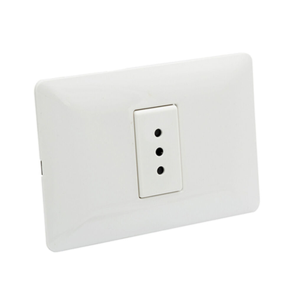 Enchufe Para Muro Simple 250v 10a image number 0.0