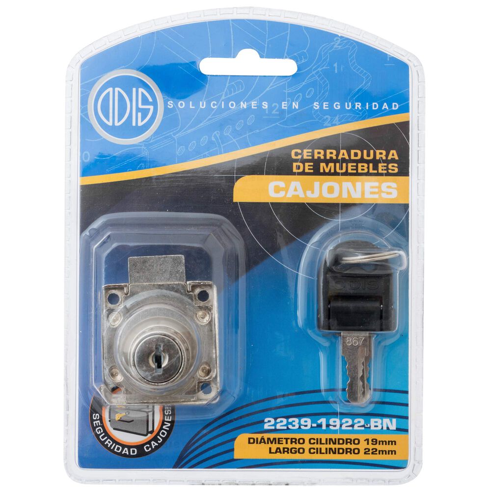 Cerradura Para Muebles Odis Cajones 2239-1922 image number 6.0