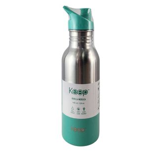 Botella Metalica Keep 600ml Keep Bebidas Deporte Turquesa