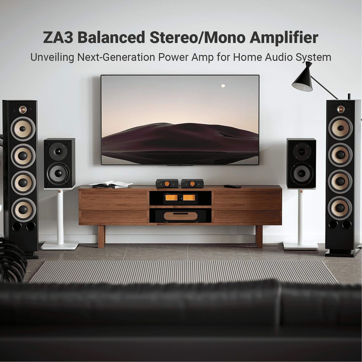 Amplificador Est&eacute;reo Balanceado De 2 Canales Fosi Audio Za3 image number 5.0