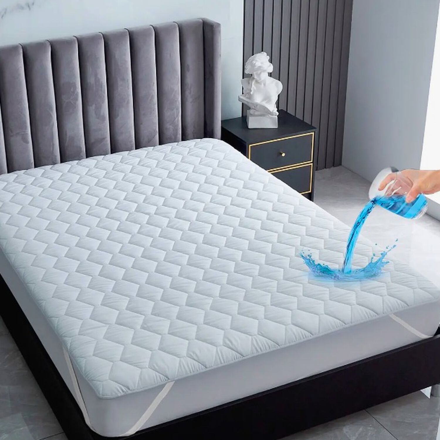 Cubre Colchon Impermeable 1,5 Plaza image number 1.0