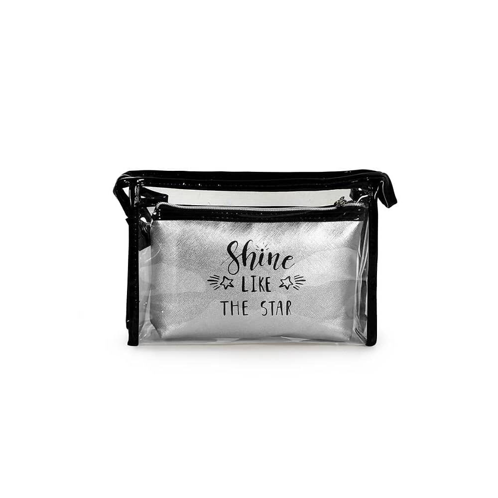 Set Cosmetiquero Gris Shiny Kubayoff image number 1.0