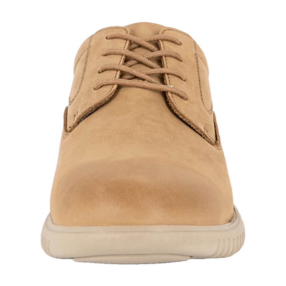 Zapato De Cuero Casual Pikes Khaki London Adixt image number 2.0