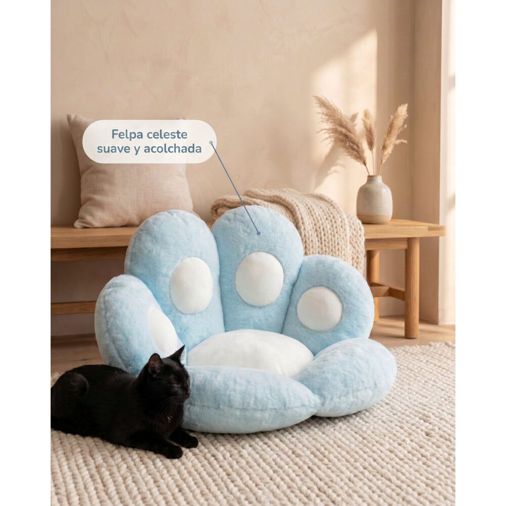Coj&iacute;n Almohada Mano De Gatito Suave 70x61 image number 27.0