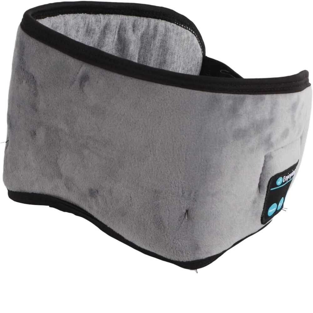 Antifaz M&aacute;scara Para Dormir Auriculares Bluetooth 5.0 Color Gris Unicolor image number 4.0