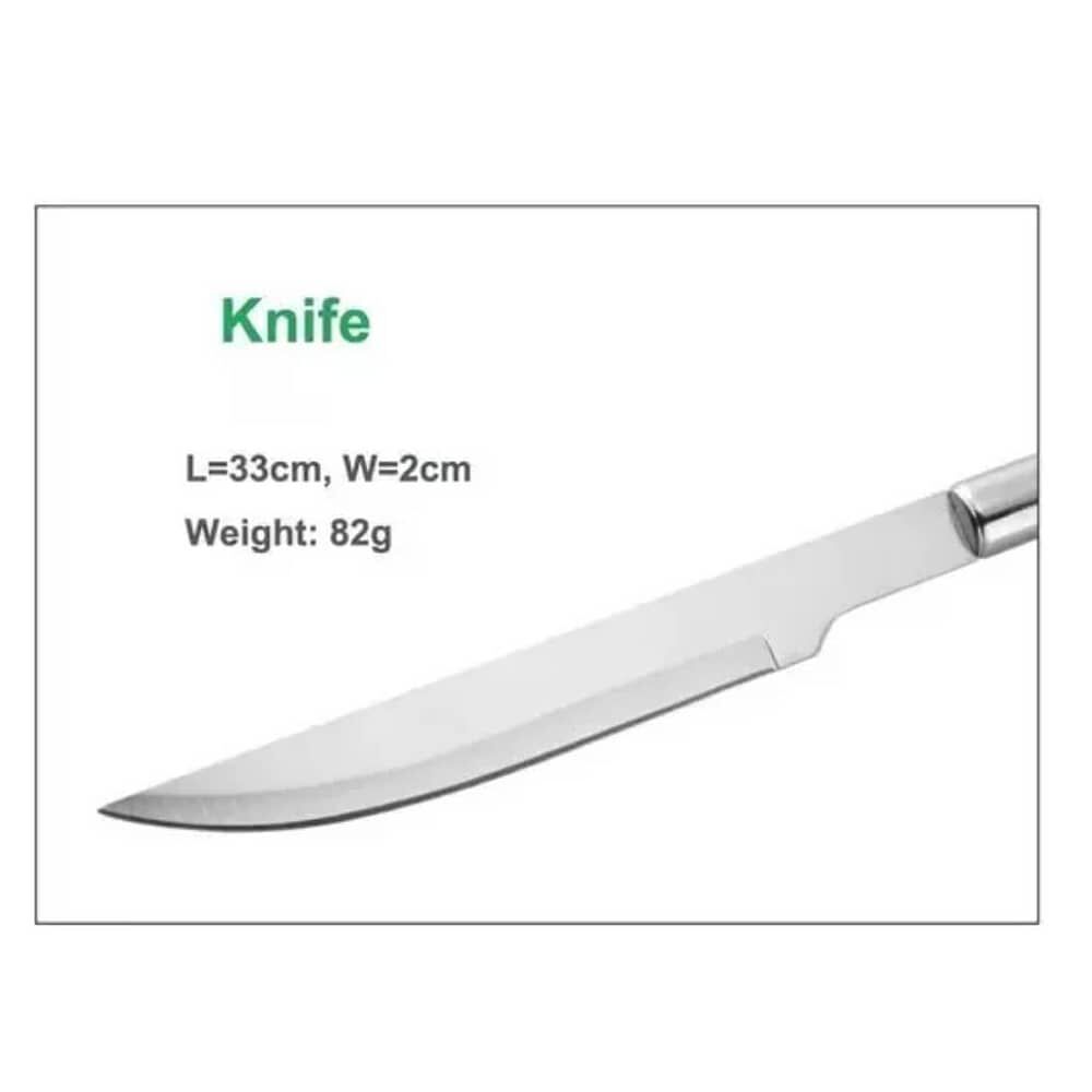 Set 5 Utensilios Profesional Acero Inox Para Asado + Estuche image number 4.0