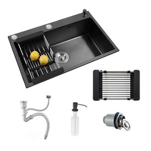 Lavaplatos Mate Acero Inoxidable 44x28 Encastre