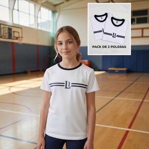 Pack 2 Poleras Ni&ntilde;a Deportiva Liceo 1