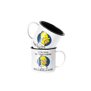 Taza Enlozada Lechera Homero Esta Taza Tiene Due&ntilde;o