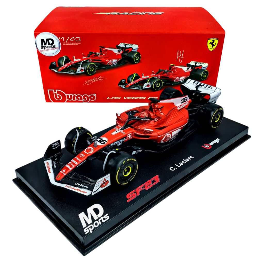Auto F1 Ferrari Sf23 Las Vegas Burago 1:43 image number 0.0