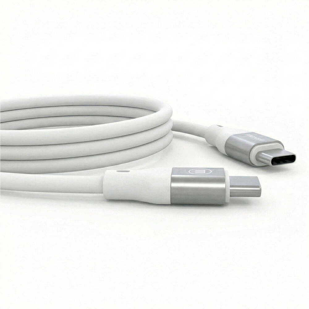 Cable Magn&eacute;tico 60w Usb C A Usb C Maxell 1.2 Metros Carga R&aacute;pida Blanco image number 3.0