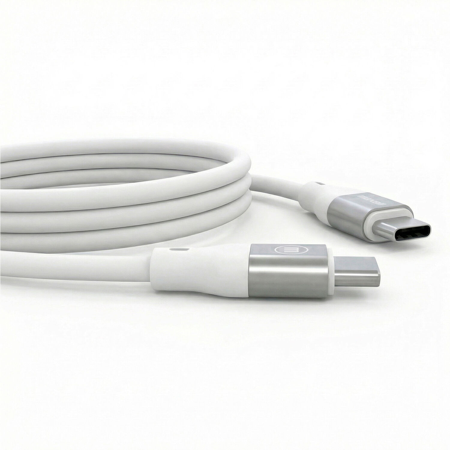 Cable Magn&eacute;tico 60w Usb C A Usb C Maxell 1.2 Metros Carga R&aacute;pida Blanco image number 3.0
