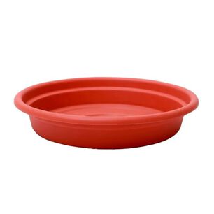 Pack X4 Plato De Maceta Redondo Dura Kotta 25 Centimetros / Terracota Reyplast
