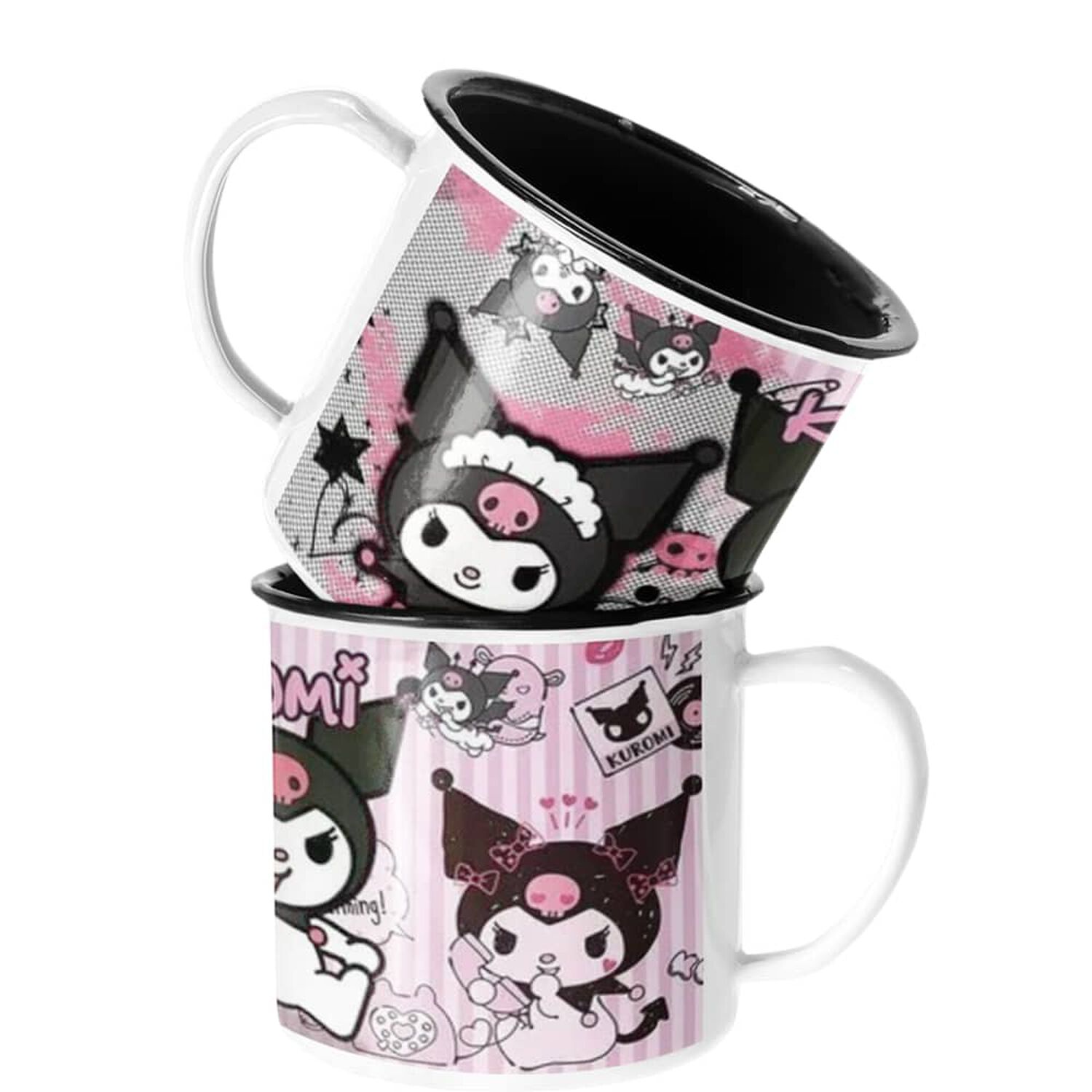 Taza Enlozada Lechera Kuromi Edici&oacute;n Especial Anime image number 0.0