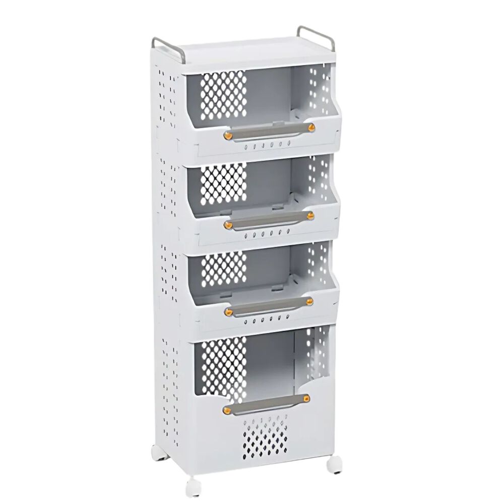 Cesta Organizador De Ropa Sucia Almacenamiento 4 Niveles image number 0.0