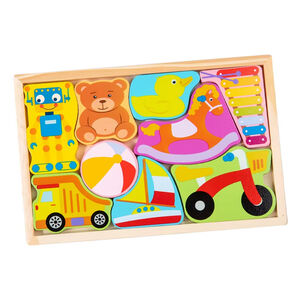 Rompecabeza Puzzle Encaje De Madera Juguete Didactico Ni&ntilde;os