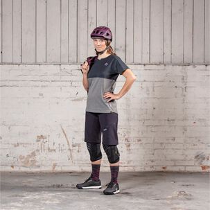 Polera Ixs Mujer Flow Tech Mountain Negro Grafito L