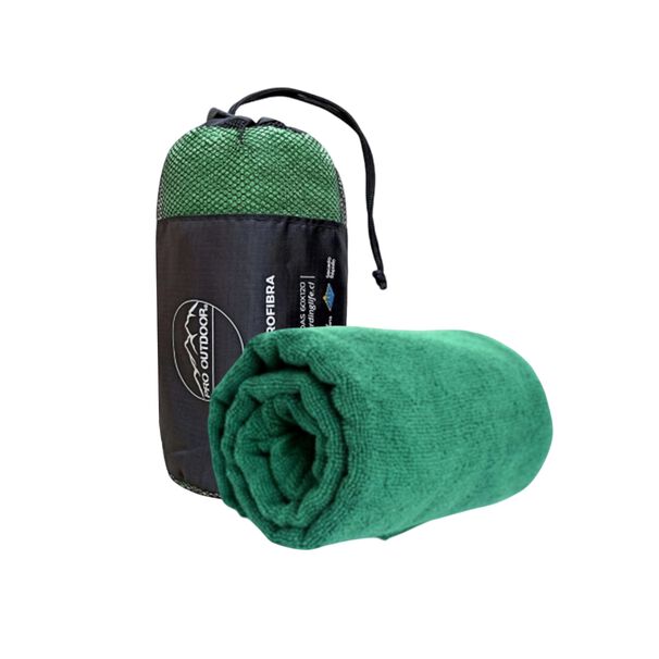 Toalla Microfibra Terry Verde Pro Outdoor