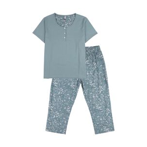 Pijama Capri Manga Corta Mujer Lesage