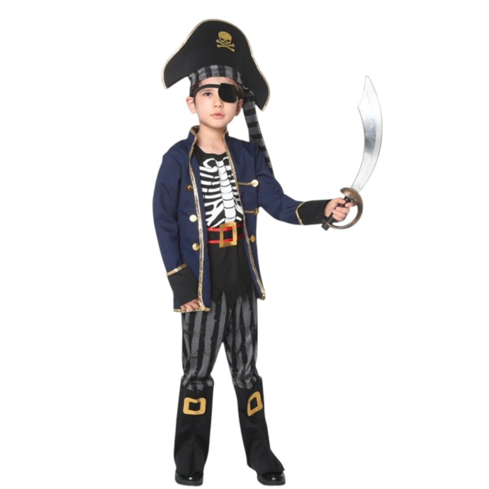 Disfraz Infantil Pirata Corsario Azul image number 4.0